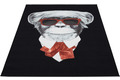 Andiamo Teppich Karl der Affe schwarz mit Motiv 100 x 150 cm