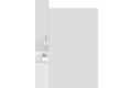 GRUND Duschvorhang Vertical weiß/grau 180x200 cm