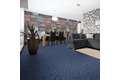Skorpa Schlingen-Teppichboden Leopold meliert blau