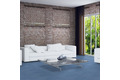 Skorpa Velours-Teppichboden Justus meliert blau
