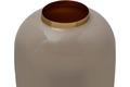 Kayoom Vase Art Deco 355 Taupe / Gold