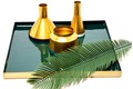 Kayoom Vasen 3er Set Culture 180 Gold / Pflaume / Hellgrau / Petrol