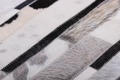 talis teppiche Lederteppich LEATHER Des. 1405 schwarz/weiß