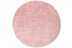 In rosa/pink: Andiamo Teppich Lambskin rosa rund 120 cm