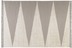 In beige: carpets&co. Teppich Smart Triangle GO-0002-02 natur