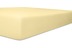 In beige: Kneer Spannbettlaken Fein-Jersey "Qualität 50" Farbe 02 leinen