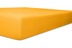In gelb: Kneer Spannbettlaken Fein-Jersey "Qualität 50" Farbe 03 honig