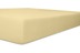 In beige: Kneer Spannbettlaken Fein-Jersey "Qualität 50" Farbe 53 kiesel