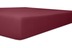 In rot: Kneer Spannbetttuch Single-Jersey "Qualität 60" Farbe 49 burgund