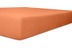 In terrakotta/orange: Kneer Spannbetttuch Single-Jersey "Qualität 60" Farbe 70 karamel
