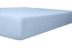 In blau: Kneer Spannbetttuch Easy-Stretch "Qualität 25" Farbe 63 hellblau