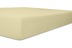 In beige: Kneer Spannbetttuch Exclusive-Stretch "Qualität 93" Farbe 15 natur