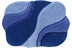 In blau: RHOMTUFT Badteppich AMBIENTE polarblau/ultramarin/royal