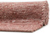 In rot: Sansibar Handwebteppich Hörnum UNI red