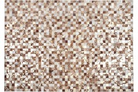 Kelii Leder-Teppich Luna Trend Chaman IV beige/ brown