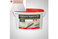 Skorpa Verlegeset für Teppichboden und Vinylboden - Dispersionskleber 5kg Fixierung + Zahnspachtel