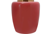 Kayoom Vase Art Deco 125 Koralle /  Gold