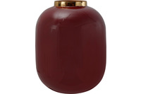 Kayoom Vase Art Deco 345 Pflaume /  Gold