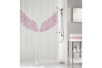 Kleine Wolke Duschvorhang Wings Flamingo 180 x 200 cm (Breite x Höhe)