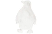 me gusta Kinderteppich Lovely Kids 525-Penguin Weiß 52 x 90 cm