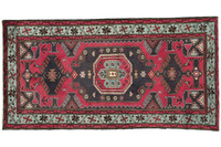 Oriental Collection Hamedan-Teppich Medallion Red 188 x 98 cm
