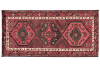 Oriental Collection Hamedan-Teppich Medallion 71 Red 200 x 100 cm