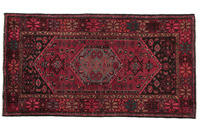 Oriental Collection Hamedan-Teppich Medallion Red 202 x 110 cm