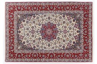 Oriental Collection Isfahan Teppich auf Seide 210 cm x 303 cm