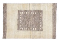 Oriental Collection Gabbeh-Teppich Loribaft 113 cm x 172 cm beige-grau