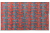 Schöner Wohnen Kollektion Teppich Mystik D.213 C.099 Harlequin rot/ grün