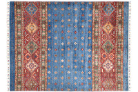 THEKO Orientteppich Kandashah 12 blue multi 152 x 200 cm