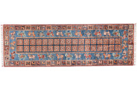THEKO Orientteppich Kandashah 2539,1 blue multi 86 x 268 cm