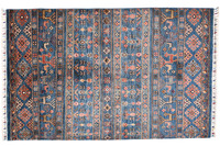THEKO Orientteppich Kandashah 2653 blue multi 106 x 153 cm