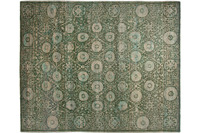 THEKO Nepalteppich Mugu C2950 grün 248 x 306 cm
