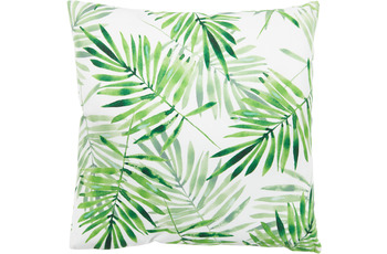 Andiamo In- und Outddor Kissen Nairobi Palmenblätter grün gemustert 40 x 40 cm