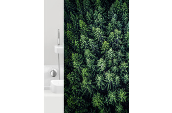 GRUND Duschvorhang Foresta grün 180x200 cm