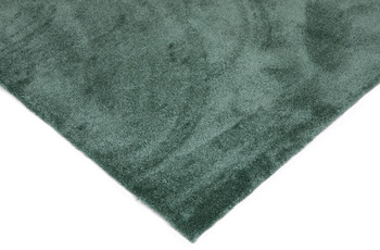 Grundstoff Recycling-Teppich Seestoff grün Muster