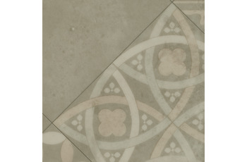 Skorpa Vinylboden PVC Sölden Fliesenoptik Retro diagonal beige grau