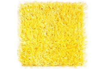Al-Mano Hochflor-Teppich Infinity gelb Fliese à 40 x 40 cm