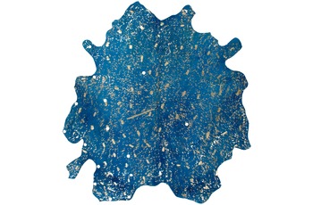 Kayoom Teppich Glam 410 Blau /  Gold