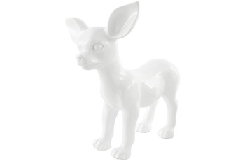 Kayoom Skulptur Chihuahua 120 Weiß