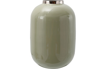 Kayoom Vase Art Deco 355 Mint /  Silber