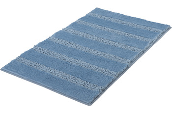 Kleine Wolke Badteppich Monrovia Stahlblau 60x100 cm