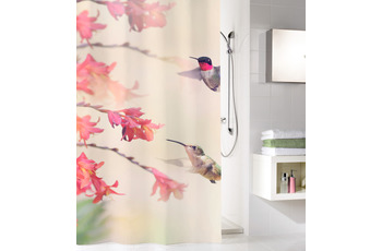 Kleine Wolke Duschvorhang Kolibri Multicolor 180x200 cm