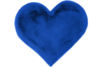 me gusta Kinderteppich Lovely Kids 1225-Heart Blau 60 x 70 cm