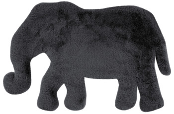 me gusta Kinderteppich Lovely Kids 125-Elephant Anthrazit 60 x 90 cm