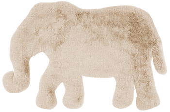 me gusta Kinderteppich Lovely Kids 125-Elephant Creme 60 x 90 cm