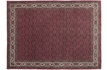 Oriental Collection Bidjar-Teppich mit Seide Allover Red 343 x 258 cm