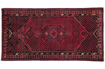 Oriental Collection Hamedan-Teppich Medallion Red 195 x 105 cm
