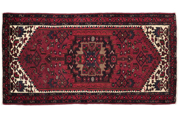 Oriental Collection Hamedan-Teppich Medallion Red 210 x 115 cm